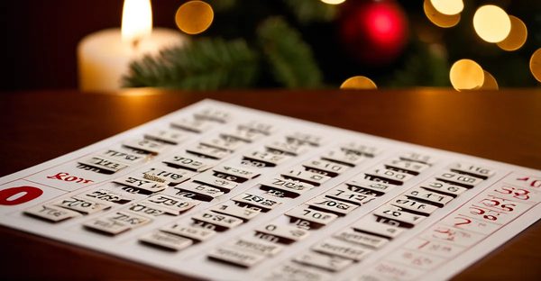 Le calendrier de l'avent couple : surprises à découvrir chaque jour